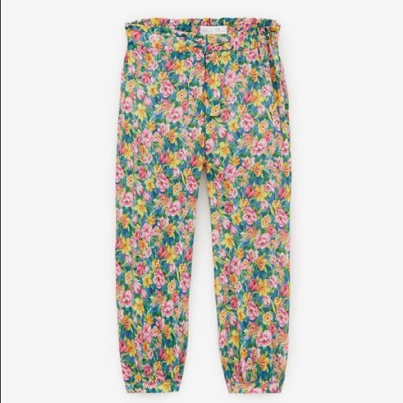Zara Other - Zara Floral Flowy Jogger Pants